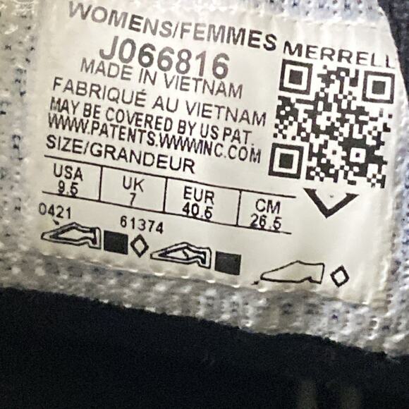 Merrell Moab Float Pro Flight Women's Size 9.5 US J066816 Navy Athletic Shoes - Picture 6 of 6